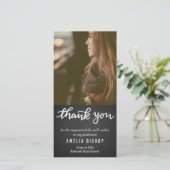 Krijtbord Geslaagd Bedankt Typografie (Staand voorkant)