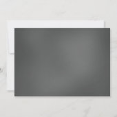 Krijtbord Geslacht Onthullen Baby Douche Uitnodigi Kaart (Achterkant)