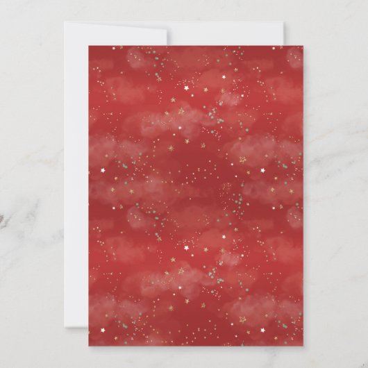 Krijtbord Gift Exchange Secret Santa Christmas Kaart (Achterkant)