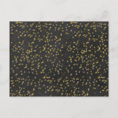 Krijtbord Gouden Liefdes Hart Kalender Bewaar de D Aankondigingskaart (Achterkant)