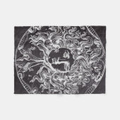  krijtbord Griekse mythologie Gorgon medusa Fleece Deken (Voorkant (Horizontaal))