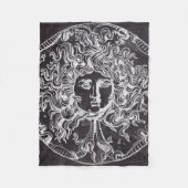  krijtbord Griekse mythologie Gorgon medusa Fleece Deken (Voorkant)
