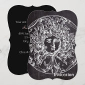  krijtbord Griekse mythologie Gorgon medusa Kaart (Voorkant / Achterkant)