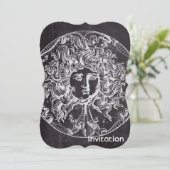  krijtbord Griekse mythologie Gorgon medusa Kaart (Staand voorkant)