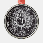  krijtbord Griekse mythologie Gorgon medusa Metalen Ornament (Voorkant)