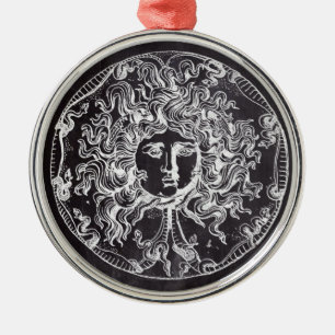  krijtbord Griekse mythologie Gorgon medusa Metalen Ornament