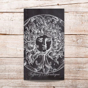  krijtbord Griekse mythologie Gorgon medusa Visitekaartje