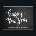 krijtbord Happy New Year Script Corporate Feestdagenkaart<br><div class="desc">krijtbord Happy New Year Script Corporate</div>