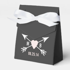 Krijtbord Hart + Pijl Favor Box Bedankdoosjes