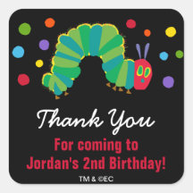 Krijtbord Hongerige rups | Dank u