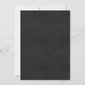 Krijtbord Huwelijk Tafel Nummers Kaart (Achterkant)