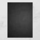 Krijtbord Huwelijk Vier Foto's | Dank U Script Bedankkaart (Achterkant)