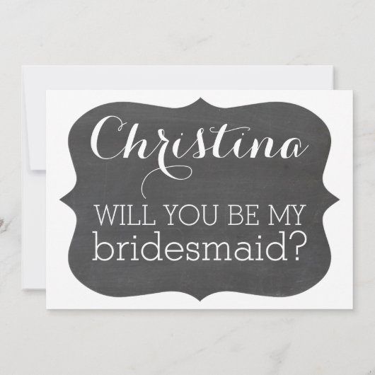 Krijtbord Ik kan niet zeggen dat ik het zonder jou Kaart (Achterkant)