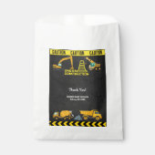 krijtbord in aanbouw Baby shower Bedankzakje (Voorkant)