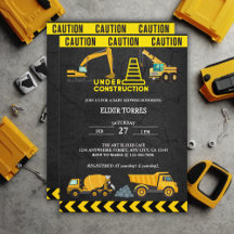 krijtbord in aanbouw Baby shower