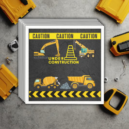 krijtbord in aanbouw Baby shower Servet