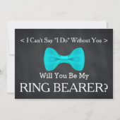 Krijtbord, jij bent mijn ringdrager kaart (Voorkant)