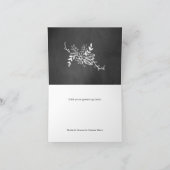 Krijtbord Krans Bruiloft Bedankt (Binnen)