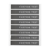 Krijtbord krijt look wrap around uitnodigen labels omwikkelbaar adreslabel (Vel)