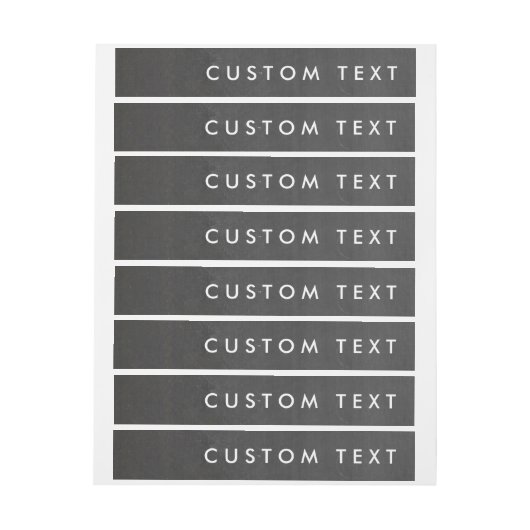 Krijtbord krijt look wrap around uitnodigen labels omwikkelbaar adreslabel (Vel)