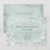 Krijtbord Krijt  Strand Zeester Uitnodiging (Voorkant / Achterkant)