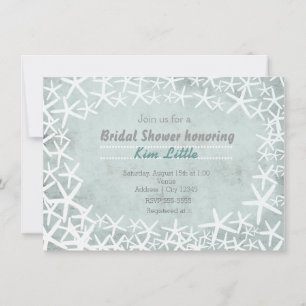 Krijtbord Krijt  Strand Zeester Uitnodiging