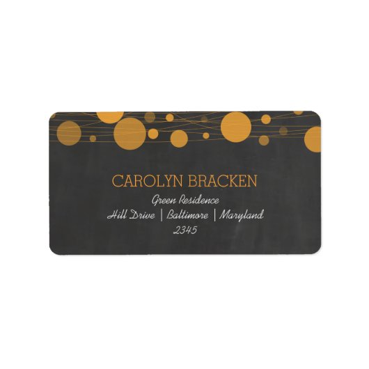  krijtbord lantaarn bruiloft etiket (Voorkant)