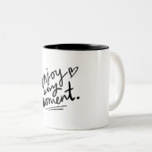 Krijtbord Lettering Koffietijd Minimale Mok (Voorkant rechts)