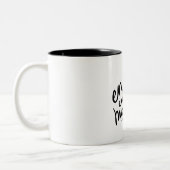 Krijtbord Lettering Koffietijd Minimale Mok (Links)