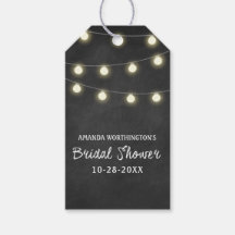 Krijtbord + Lichten Vrijgezellenfeest Favor Cadeau