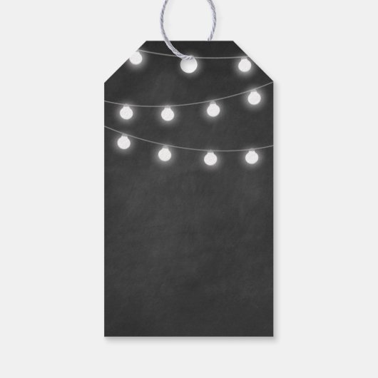 Krijtbord + Lichten Vrijgezellenfeest Favor Cadeau Cadeaulabel (Achterkant)