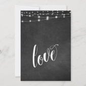 Krijtbord Lichtslingers Om Te Hebben en Te Houden Kaart (Achterkant)