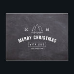 Krijtbord Logo Prettig Kerstmis Kerstkaart Feestdagenkaart<br><div class="desc">Krijtbord Logo Prettig Kerstmis Ansichtkaart</div>