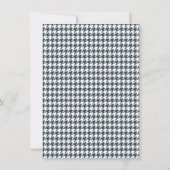 Krijtbord look Houtkruk Kleur Houndstooth Kaart (Achterkant)