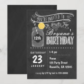 Krijtbord Mason Jar Verjaardagsfeest Uitnodigingen (Voorkant / Achterkant)