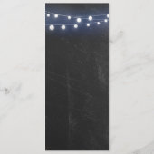 Krijtbord met lichten  MENU Kaart (Achterkant)