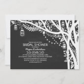 Krijtbord metselaar potten boom lichten vrijgezell kaart (Voorkant)