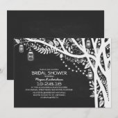 Krijtbord metselaar potten boom lichten vrijgezell kaart (Voorkant / Achterkant)