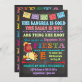 Krijtbord Mexicaanse Fiesta Sangria repetitie dine Kaart (Voorkant / Achterkant)