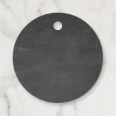  krijtbord Mint om te zijn bruiloft gunst Label (Achterkant)