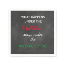 Krijtbord Mistletoe Vakantie