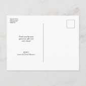 Krijtbord Multi foto collage Baby Geboorte Aankondigingskaart (Achterkant)