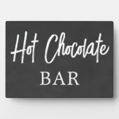 Krijtbord (nep) Hete Chocolade bordje Tafelmodel Fotoplaat (voorkant)