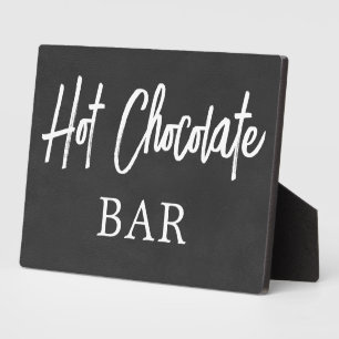 Krijtbord (nep)  Hete Chocolade bordje Tafelmodel  Fotoplaat