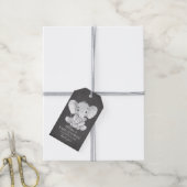 Krijtbord Olifant Baby shower Favor Gift Label Cadeaulabel (Met Touw)