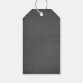 Krijtbord Olifant Baby shower Favor Gift Label Cadeaulabel (Achterkant)