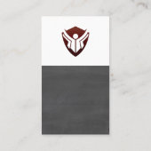 Krijtbord Onderwijs Logo Visitekaartje (Achterkant)