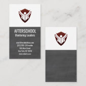 Krijtbord Onderwijs Logo Visitekaartje (Voorkant / Achterkant)