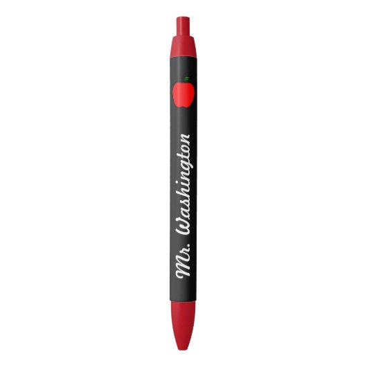 Krijtbord Onderwijzersappel Pen (Voorkant Verticaal)