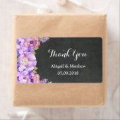 Krijtbord Paarse Lavendel Bloemen Bruiloft Labels (Insitu)